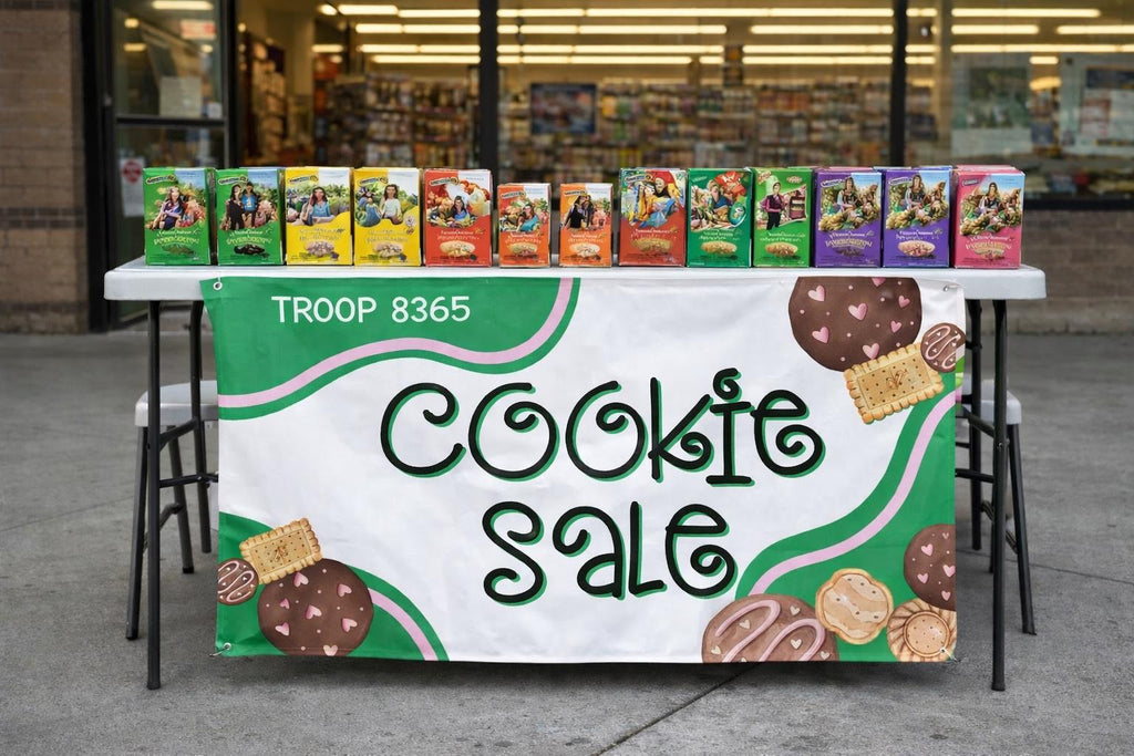 Cookie Banner, Cookie Sale Banner, Cookies For Sale Banner, Cookies Sold Here