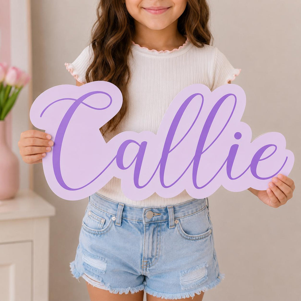 Custom Foam Board Name Sign | Personalized Name Sign Cut Out | Custom Party Decor | Nursery Decor | Birthday Name Sign