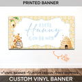 Winnie the Pooh Baby Shower Banner | Custom Honey Bear Baby Shower Decor | Bear Baby Shower Backdrop | “A Little Hunny Is On The Way” Banner