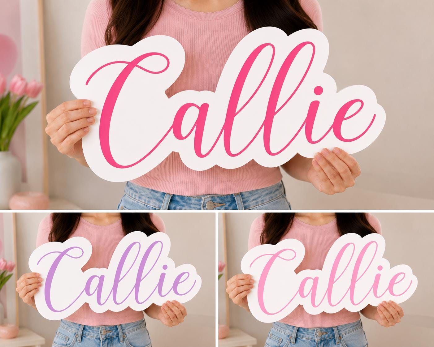 Custom Foam Board Name Sign | Personalized Name Sign Cut Out | Custom Party Decor | Nursery Decor | Birthday Name Sign