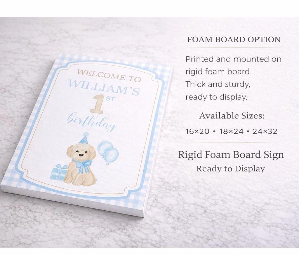 Golf First Birthday Welcome Sign, Hole in One Birthday Party Sign, Golf Theme Birthday Decor, First Birthday Sign Boy, SHIPPED SIGN