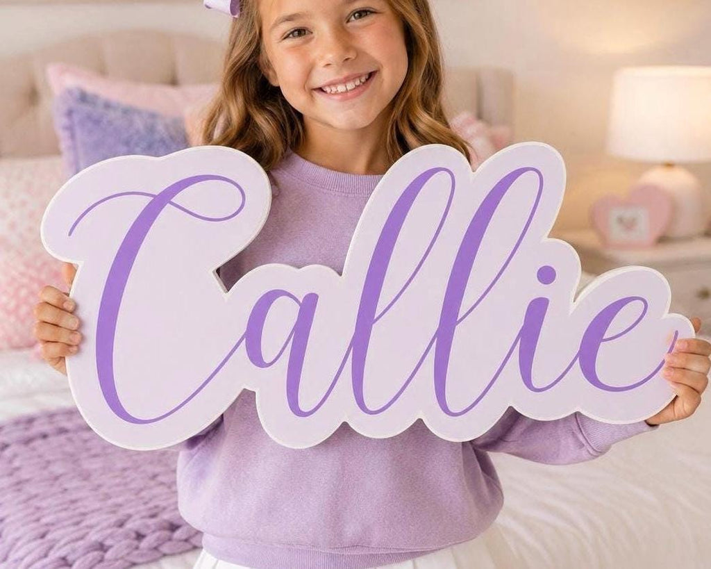 Custom Foam Board Name Sign | Personalized Name Sign Cut Out | Custom Party Decor | Nursery Decor | Birthday Name Sign