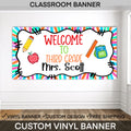Personalized Back to School Classroom Banner | Custom School Welcome Sign | Printed or Digital
