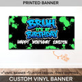 Bruh It's My Birthday, Birthday Banner , Bruh Birthday Party, Neon Bday Sign, Teenager Birthday, Teen Boy Party Decor, Any Age,