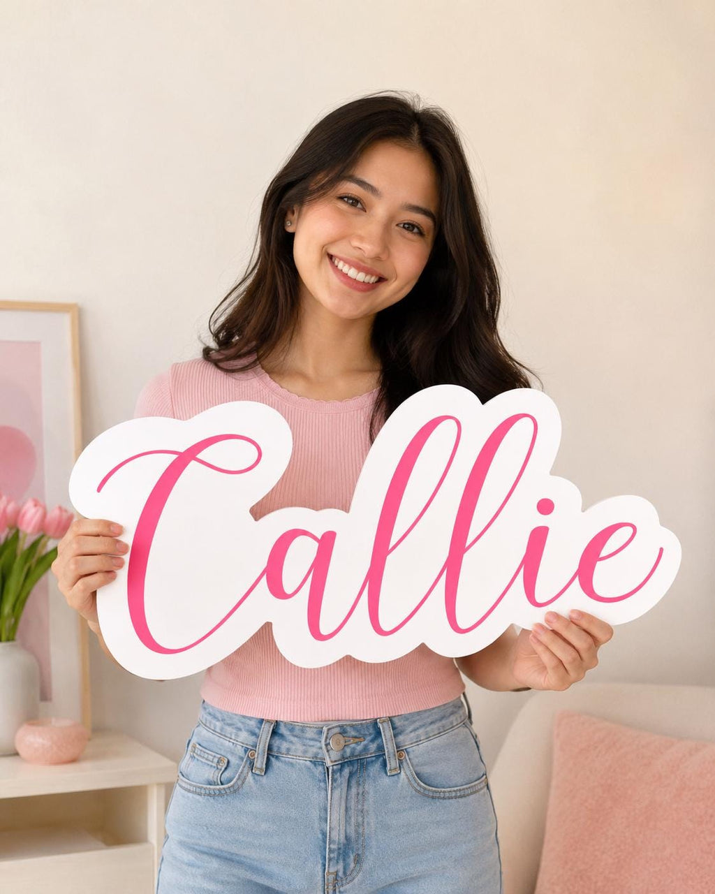 Custom Foam Board Name Sign | Personalized Name Sign Cut Out | Custom Party Decor | Nursery Decor | Birthday Name Sign